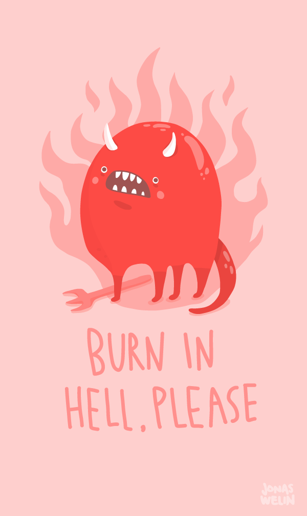 Burn in Hell by Jonas Welin